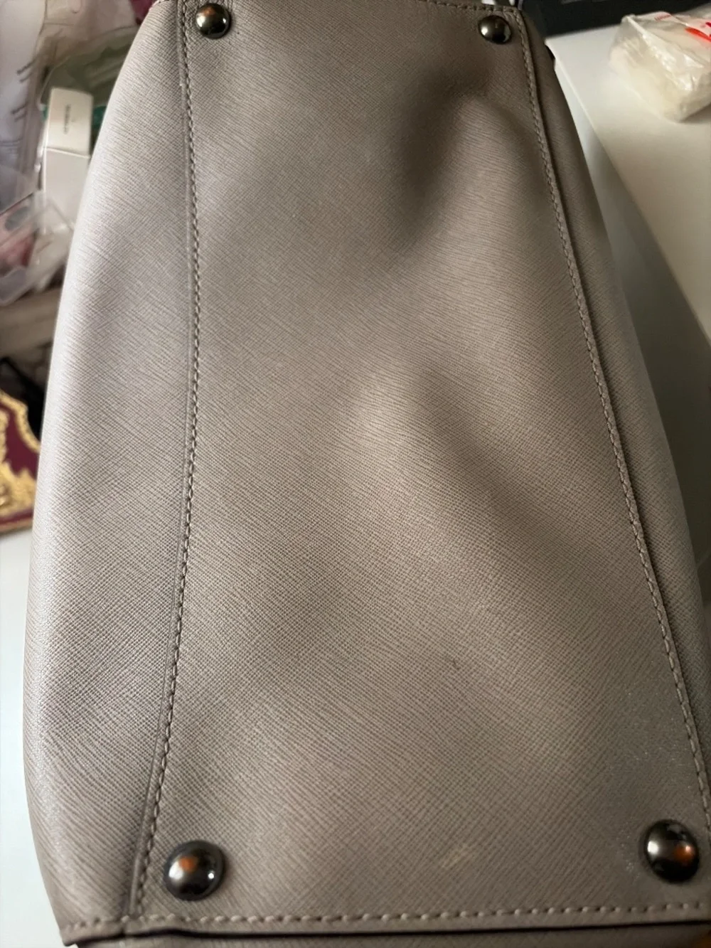 Grey Michael Kors Tote